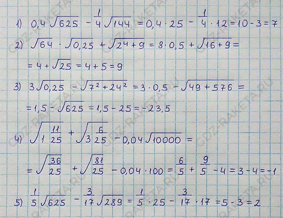 Ответ к учебнику по алгебре 8 класс Мерзляк, Полонский, Якир номер 1107