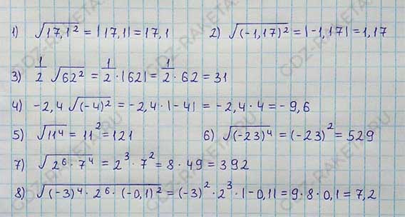 Ответ к учебнику по алгебре 8 класс Мерзляк, Полонский, Якир номер 1113