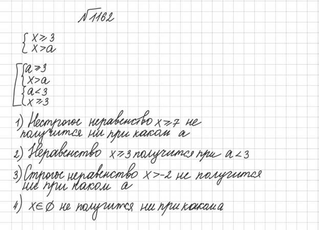 Ответ к учебнику по алгебре 8 класс Мерзляк, Полонский, Якир номер 1162