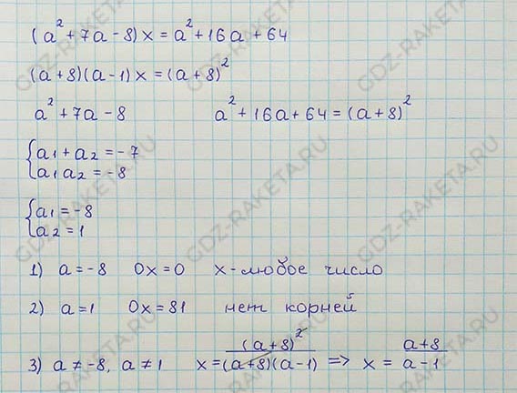 Ответ к учебнику по алгебре 8 класс Мерзляк, Полонский, Якир номер 805