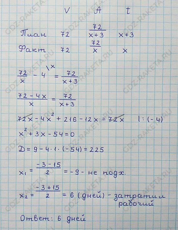 Ответ к учебнику по алгебре 8 класс Мерзляк, Полонский, Якир номер 837