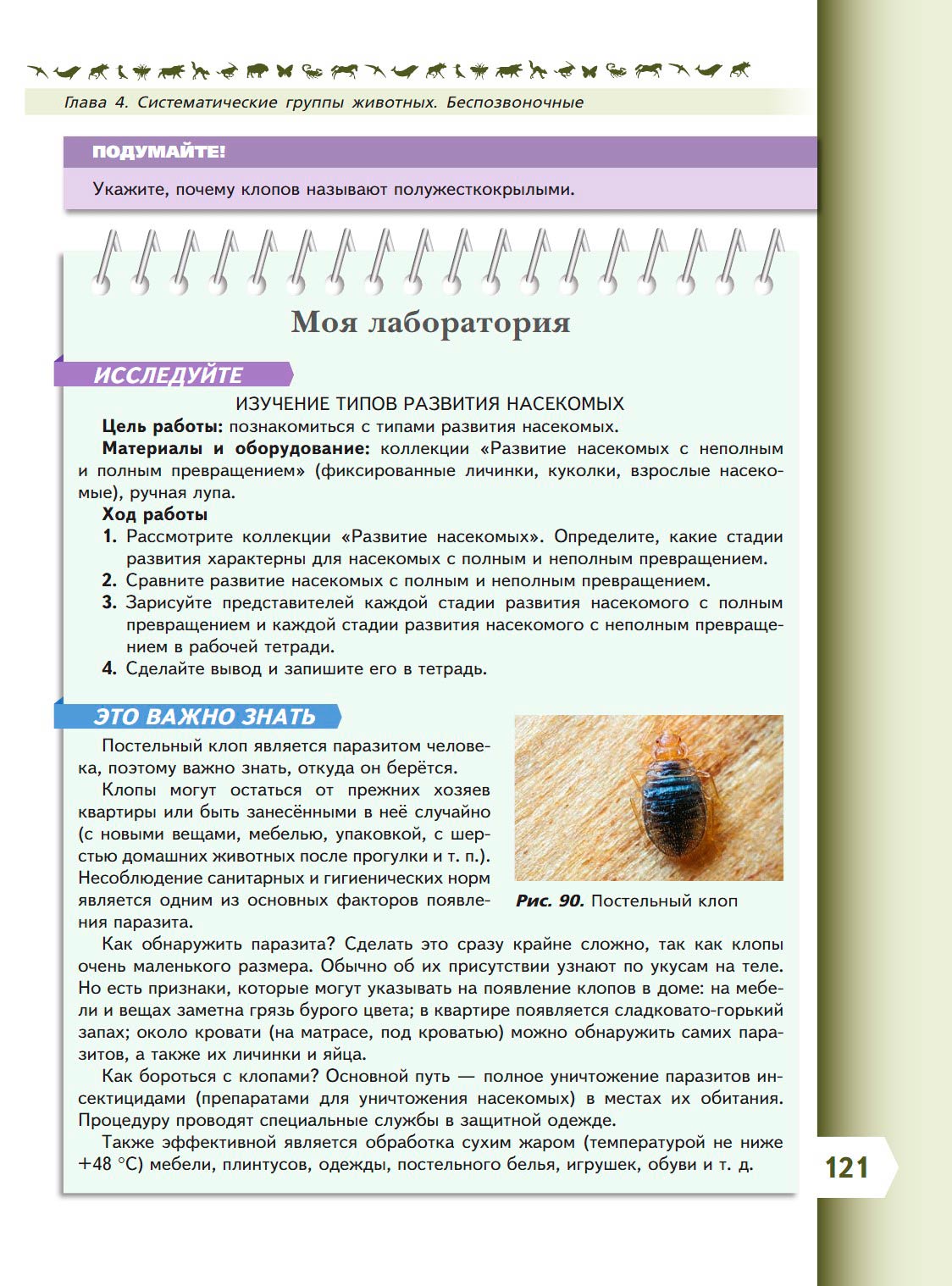  Биология 8 класс учебник Пасечник страница 121. 2023 год