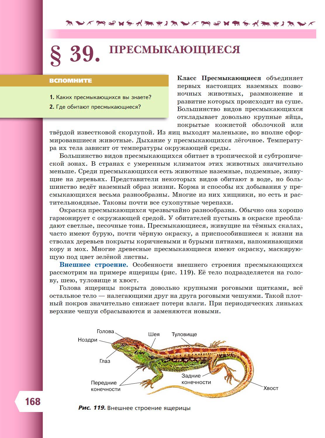  Биология 8 класс учебник Пасечник страница 168. 2023 год