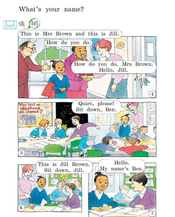 Английский 2 класс учебник Вербицкая, 1 часть, страница 49, номер 1. 2020 год.