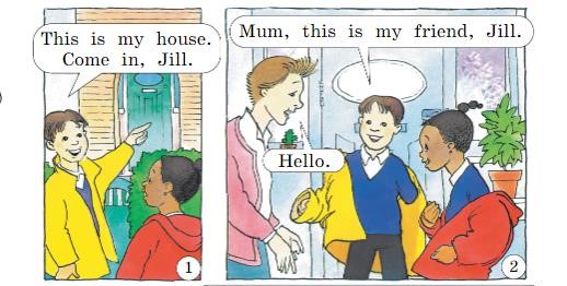 Английский 2 класс учебник Вербицкая, 1 часть, страница 54, номер 1. 2020 год.