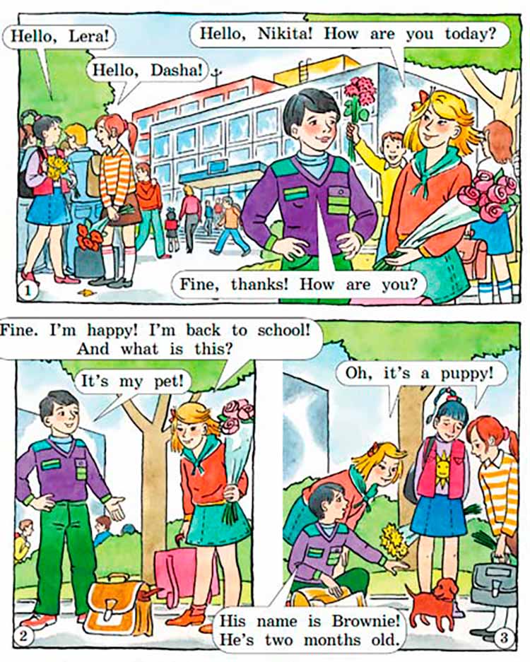 Английский язык 3 класс Учебник Вербицкая 1 часть, год: 2020-2021, страница 4, задание 1