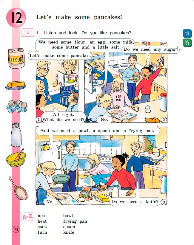 Учебник Вербицкая 1 часть. Английский язык 3 класс. Год: 2020-2021 - страница 72