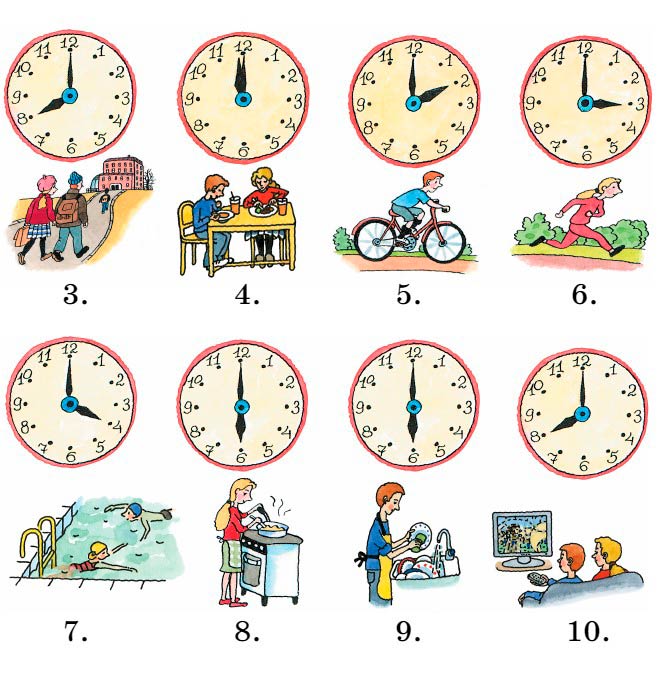 Картинка из учебника Rainbow по английскому языку 4 класс, страница 44 номер 1. Афанасьева, Михеева. 1 часть. 2021 год