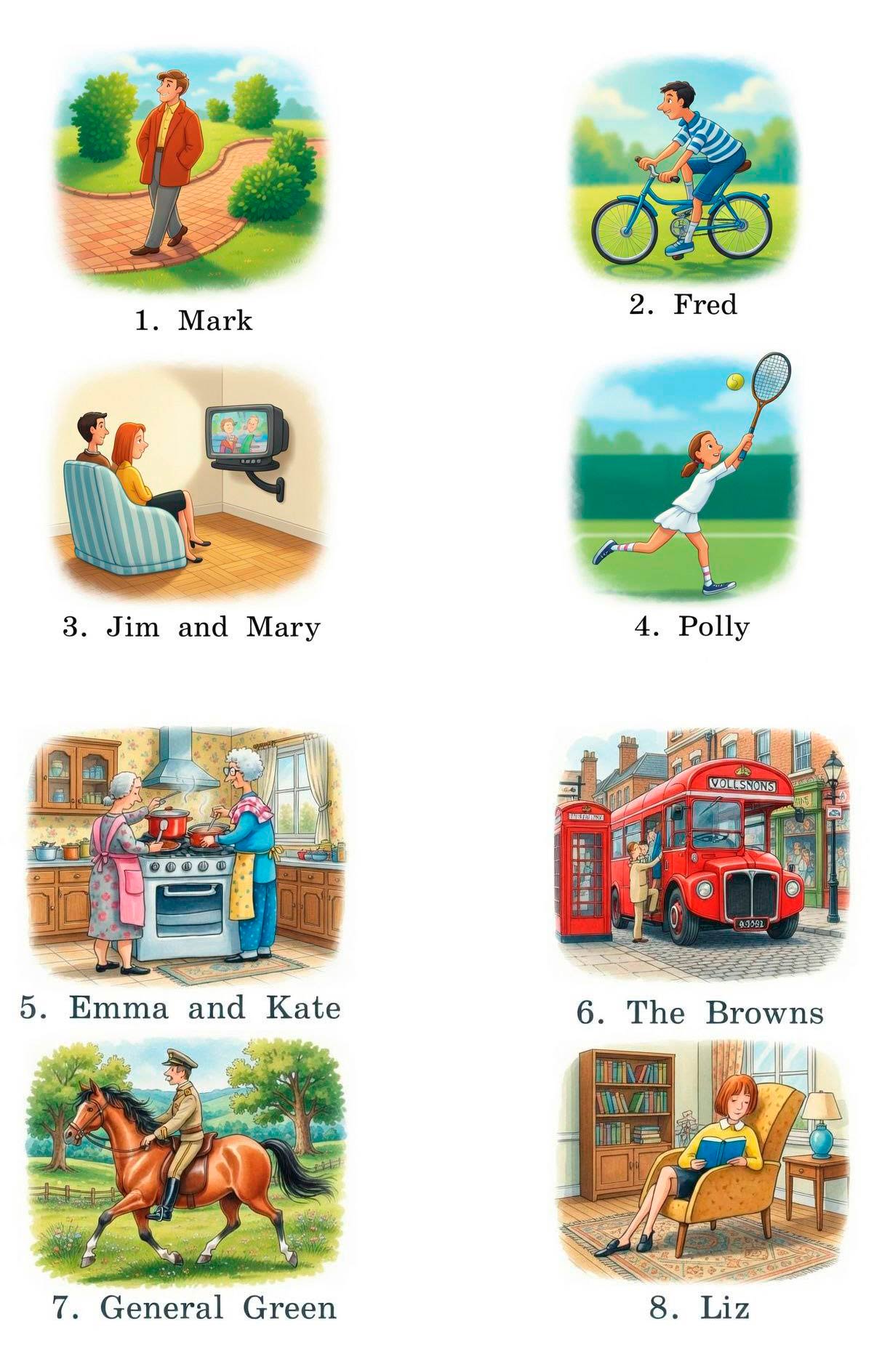 Учебника Rainbow по английскому языку 4 класс, страница 82 номер 7. Афанасьева, Михеева. 2 часть. 2021 год