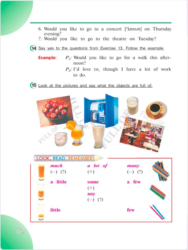 английский язык 4 класс учебник Верещашина часть 2, страница 62. (2023).