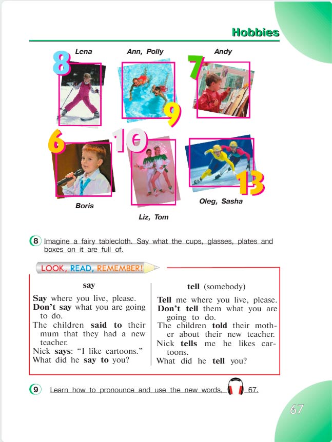 английский язык 4 класс учебник Верещашина часть 2, страница 67. (2023).