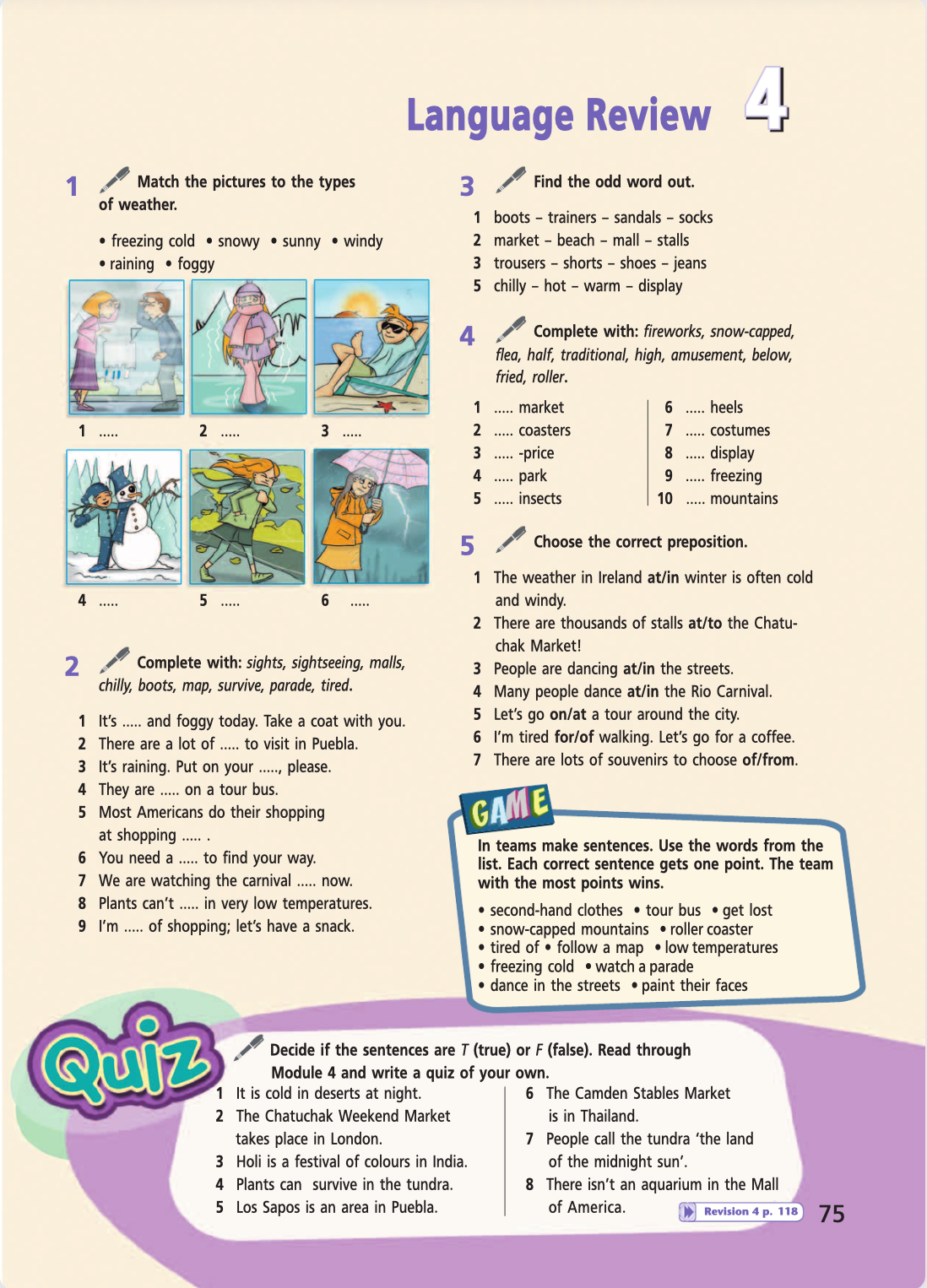 Английский язык 5 класс учебник Баранова, Дули страница 75. Год 2023.