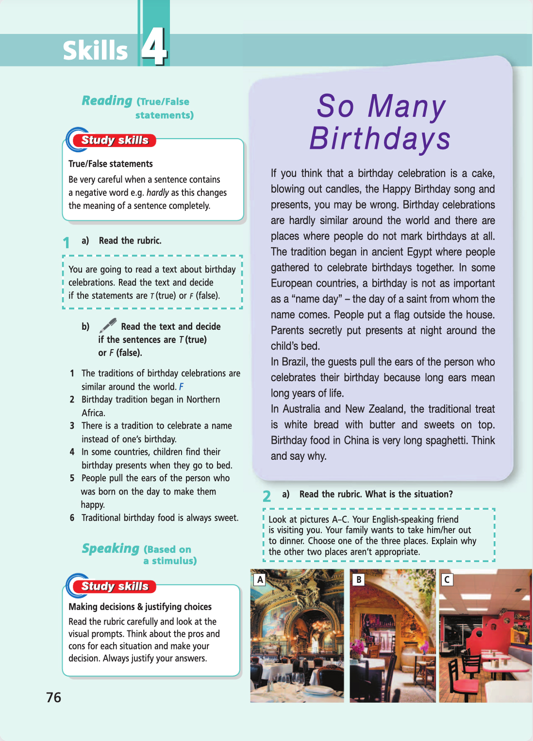 Английский язык 5 класс учебник Баранова, Дули страница 76. Год 2023.