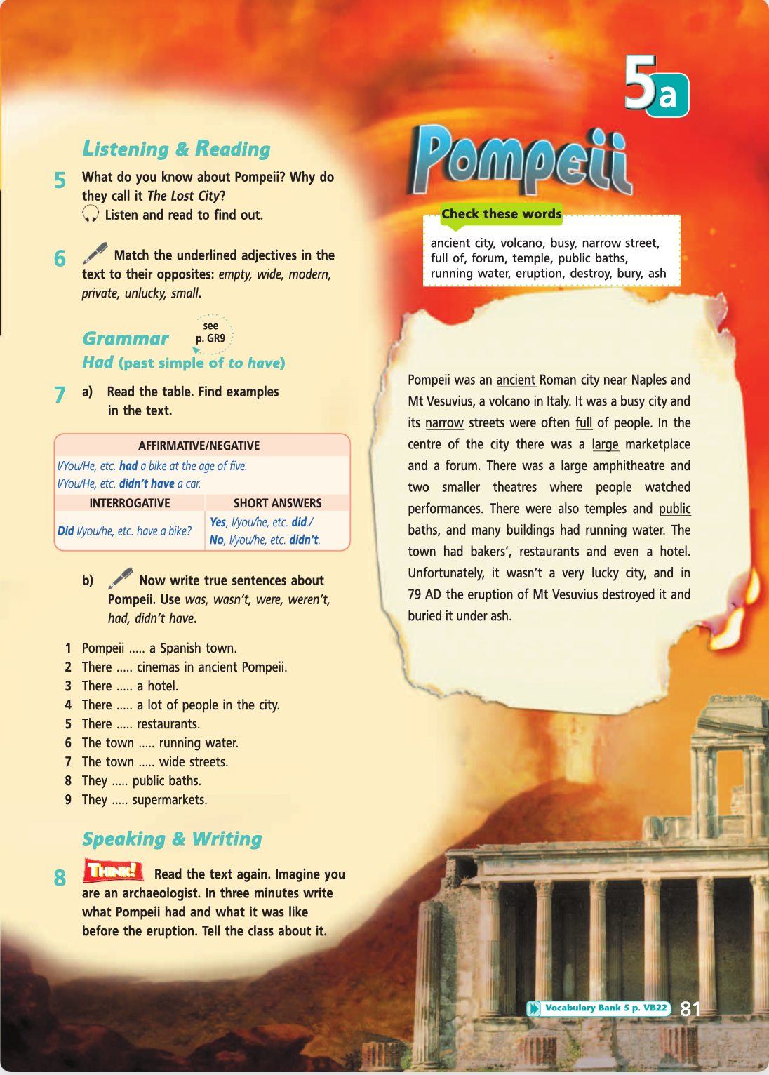 Английский язык 5 класс учебник Баранова, Дули страница 81. Год 2023.