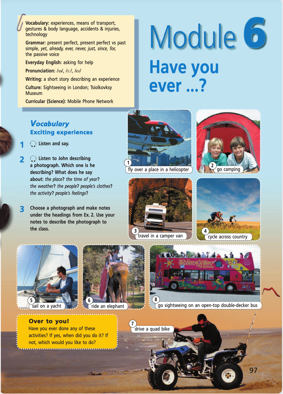 Английский язык 5 класс учебник Баранова, Дули страница 97. Год 2023.