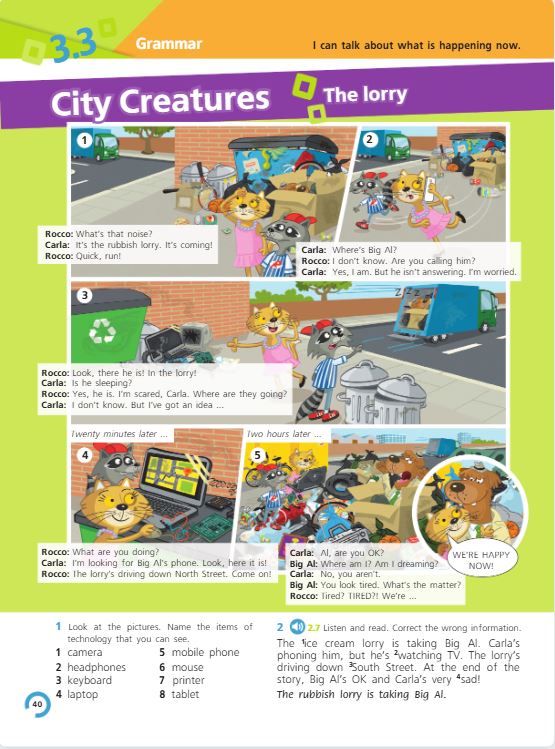 Учебник Костюк, Колоницкая 1 часть. Английский язык 5 класс страница 40.