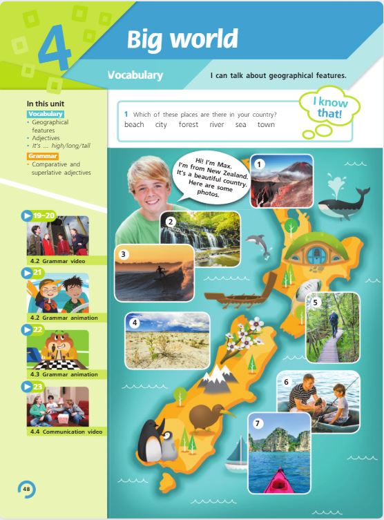 Учебник Костюк, Колоницкая 1 часть. Английский язык 5 класс страница 48.