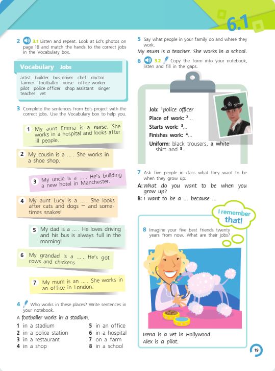 Учебник Костюк, Колоницкая 2 часть. Английский язык 5 класс страница 19. 2023 год.