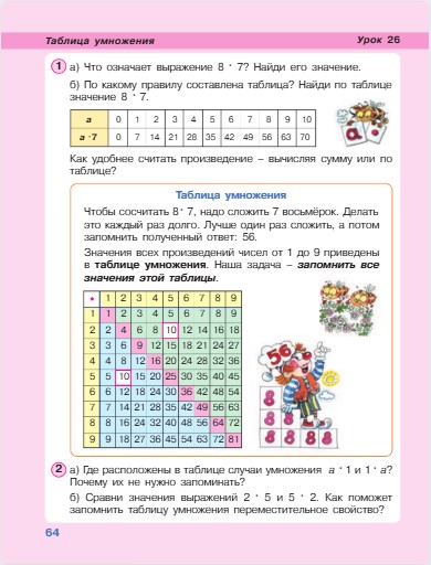 математика 2 класс учебник Петерсон 2 часть страница 64, 2022 год
