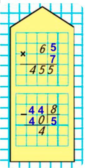 Пояснение к заданию на полях страницы