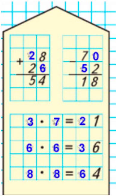 Пояснение к заданию на полях страницы