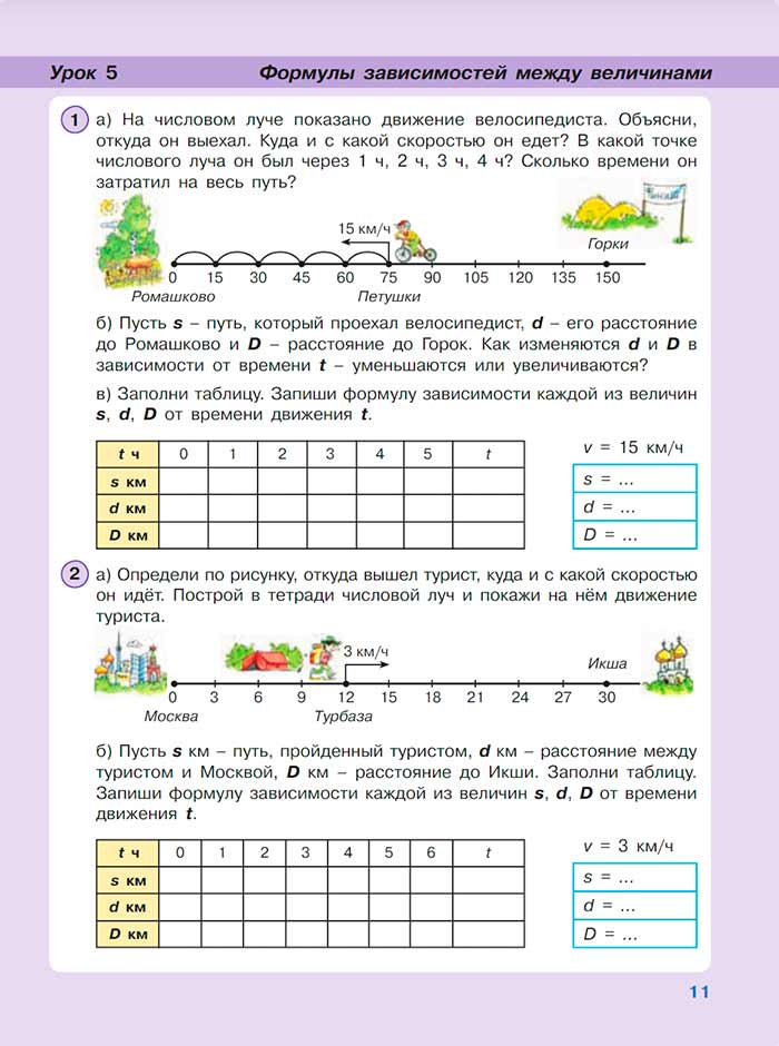 Картинка из учебника по математике 3 класс Петерсон, Часть 3, страница 11, год 2022.