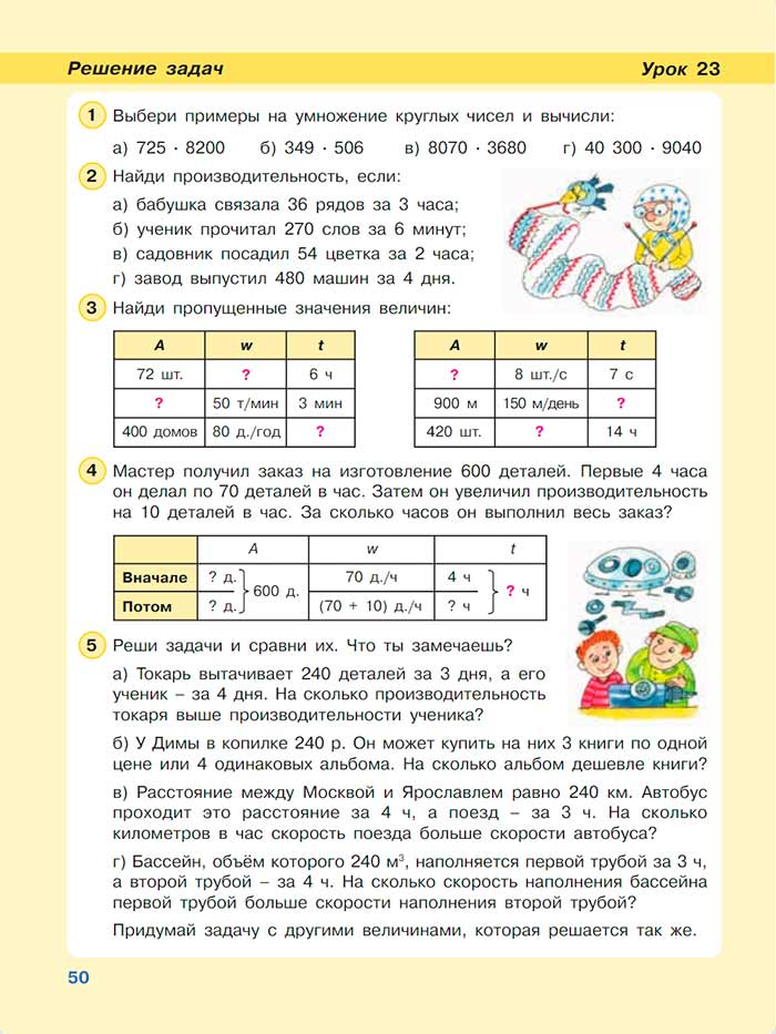 Картинка из учебника по математике 3 класс Петерсон, Часть 3, страница 50, год 2022.