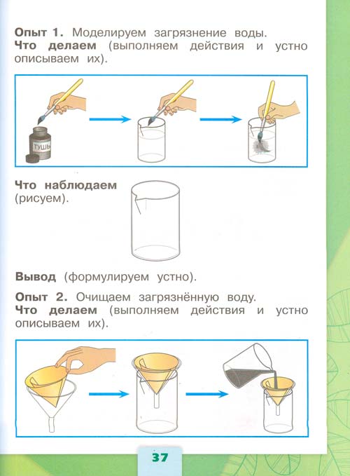 рабочая тетрадь по окружающему миру 1 класс, Плешаков - 1 часть страница 37