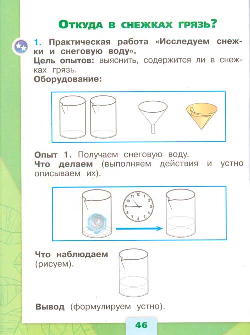 рабочая тетрадь по окружающему миру 1 класс, Плешаков - 1 часть страница 46