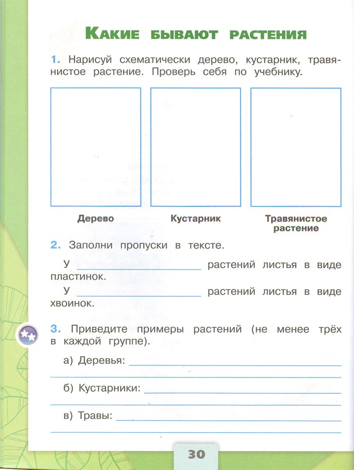 Картинка из рабочей тетради по Окружающему миру, страница 30. Плешаков. 2 класс, 1 часть 2 класс рабочая тетрадь. Окружающий мир. Плешаков. Страница 30. 1 часть, 2024 год