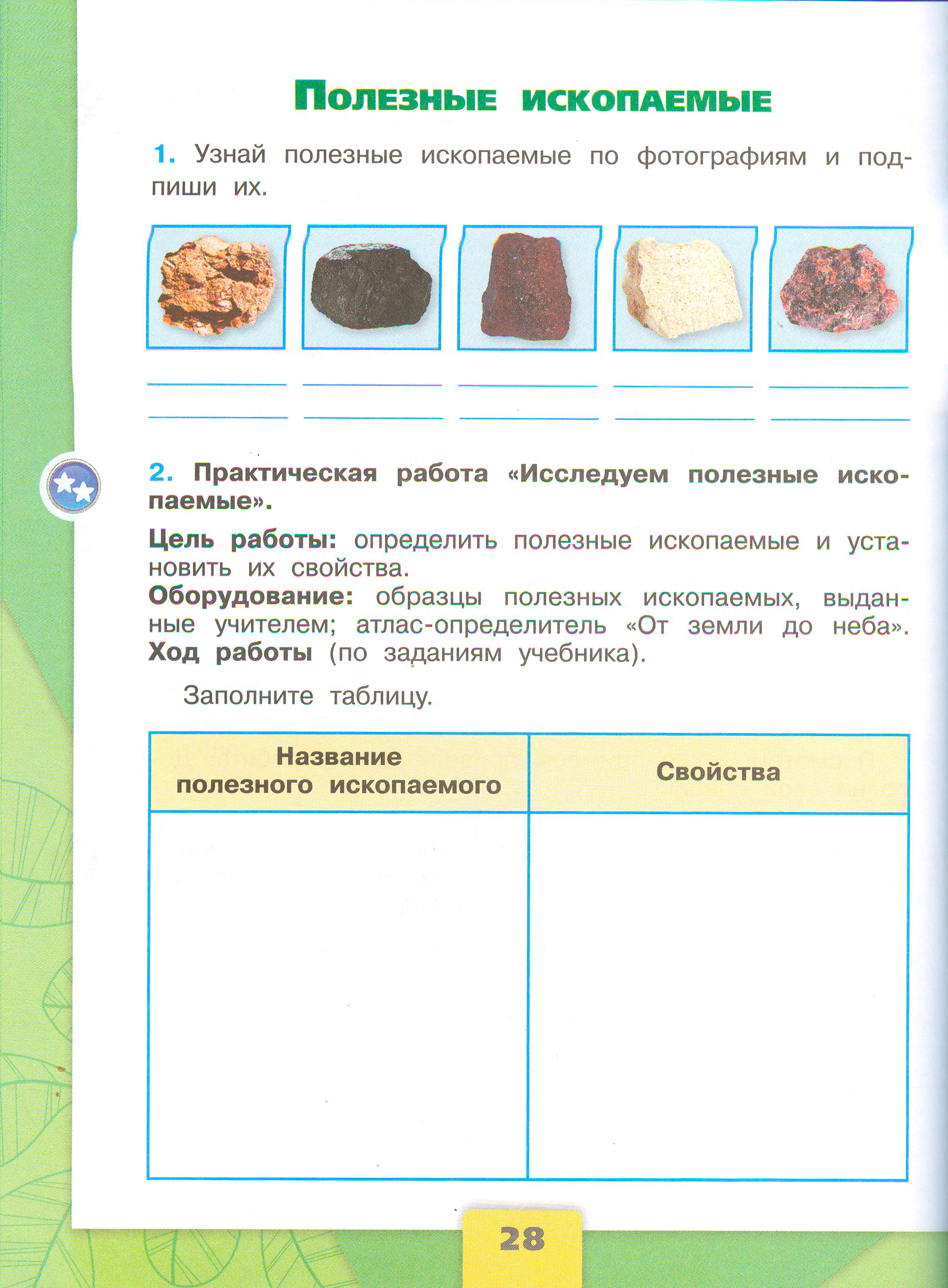 Рабочая тетрадь Плешаков 2 часть. Окружающий мир 3 класс, страница 28, 2024 год. ГДЗ по окружающему миру 3 класс рабочая тетрадь Плешаков, страница 28