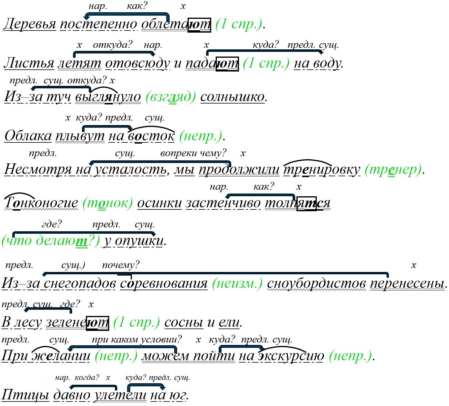 Русский язык 5 класс, Учебник 2 часть, Ладыженская, Задание 874